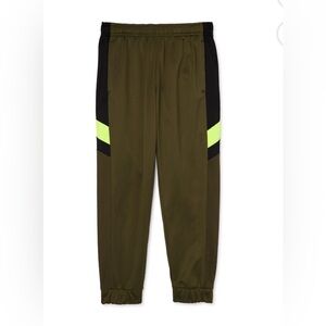 Athletic Works Boys’ Tricot Olive and Black Joggers! NWT! Size Small!